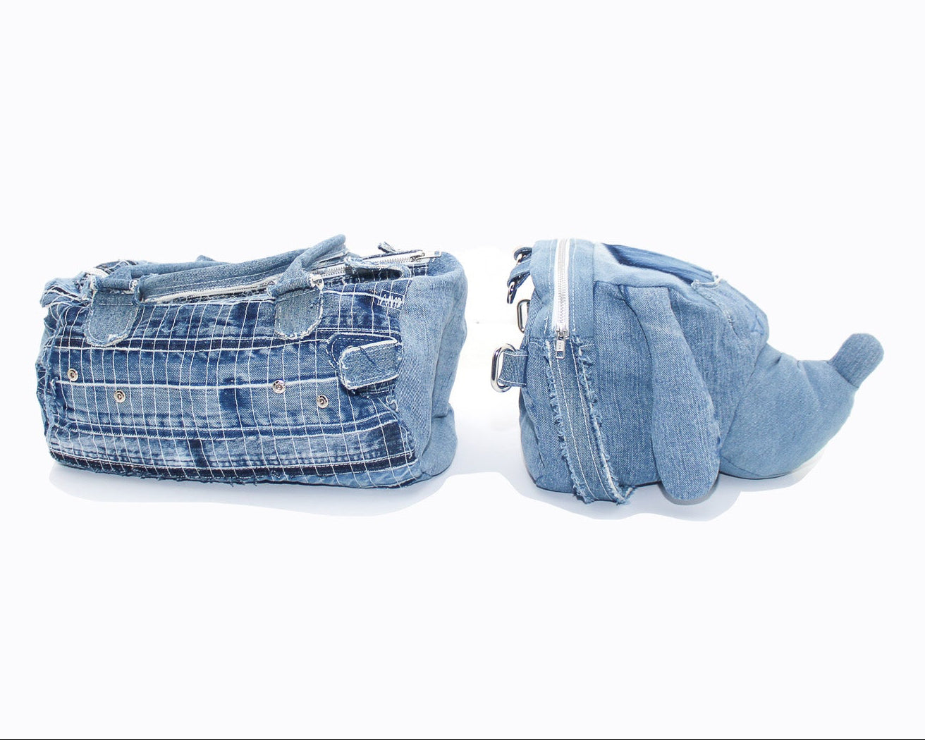 UPCYCLED DENIM PUP DUFFLE